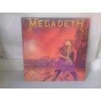 Usado, Lp Vinil   Megadeth  Peace Sells But Whos Buying?  comprar usado  Brasil 