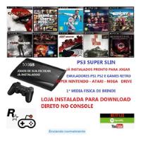 Playstation 3 500gb Ps3 Desbl Destrav Hen Com Jogos E Lojas, usado comprar usado  Brasil 