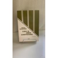 Usado, Livro Curso Direito Constitucional- Paulo Bonavides- 10a Ed comprar usado  Brasil 