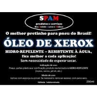 Óleo De Xerox 250ml - O Melhor Pretinho Para Pneu Do Brasil comprar usado  Brasil 