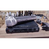 Microfone Duplo Karsect Kru302 Uhf Funcionando 100%!!, usado comprar usado  Brasil 