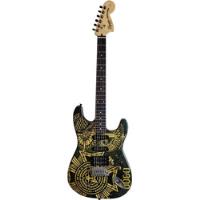 Usado, Guitarra Fender Squier Obey Graphic Stratocaster Hss Dissent comprar usado  Brasil 