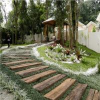 Usado, 10 Dormentes De Demolição Para Decoração Em Jardim 70x22 Cm comprar usado  Brasil 