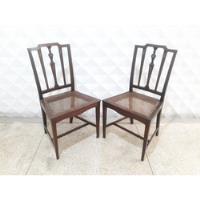 Cadeiras  Antigas Estilo Inglês Em Jacarandá E Marchetaria comprar usado  Brasil 