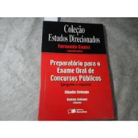 Preparatorio Para Exame Oral De Concursos Publicos comprar usado  Brasil 