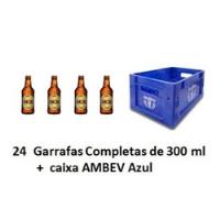 Caixa De Cerveja Skol 300 Ml C\ 24 Garrafas Retornáveis Vaz  comprar usado  Brasil 