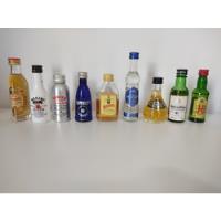 Lote 9 Miniaturas Bebidas Alcoólicas Diversas Coleção Raras comprar usado  Brasil 