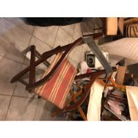 Cadeira  Espreguiçadeira De Madeira Dobrável Antiga  comprar usado  Brasil 