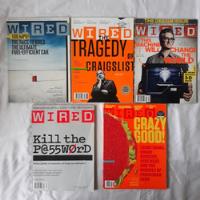 Pacote 5 Revistas Wired - Tecnologia - Radiohead David Byrne comprar usado  Brasil 