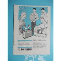 Propaganda Vintage (kit De 2). Rádio Philips Passeport Trans, usado comprar usado  Brasil 