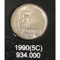 Moeda 5 Centavos 1990 comprar usado  Brasil 