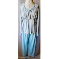Pijama Feminino Luare Mio Tamanho M Azul Claro Usado, usado comprar usado  Brasil 
