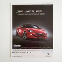 Peugeot Rcz R 2014 - Alemanha - Propaganda comprar usado  Brasil 