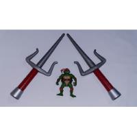 Tmnt Raphael Par De Sais + Boneco Articulado Tartaruga Ninja, usado comprar usado  Brasil 