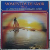 Vinil (lp) Momentos De Amor Vol. 3 Roberto E Erasmo Carlos comprar usado  Brasil 