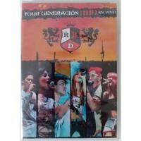 Dvd Rebelde Tour Generación Rbd En Vivo Lacrado Original, usado comprar usado  Brasil 