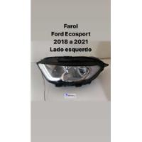 Farol Ford Ecosport 2018 19 20 2021 Lado Esquerdo Original, usado comprar usado  Brasil 