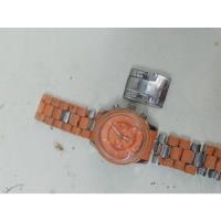 Sucata Relógio Michel Kors Laranja (sucata) comprar usado  Brasil 