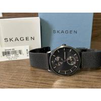 Usado, Relógio Skagen Multifuncional Holst Charcoal Steel Mesh comprar usado  Brasil 