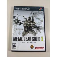Jogo Metal Gear Solid 3 Ps2 Original Midia Fisica comprar usado  Brasil 