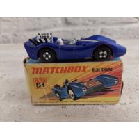 Miniatura Matchbox Superfast N ° 61 Blue Shark 1971 comprar usado  Brasil 