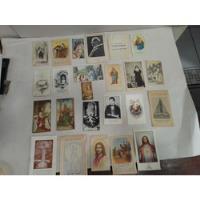 Coleção De 24 Santinhos Cartões Sagrados Católicos Anos 50   comprar usado  Brasil 