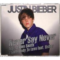 Justin Bieber - Never Say Never Somebody To Love -cd Japonês, usado comprar usado  Brasil 