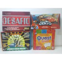 4 Jogos Tabuleiro Quest Desafio Tapa Certo Mercado Imob. comprar usado  Brasil 