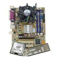 Kit Placa Mãe Lga 775 G41 Ddr3 Intel Core2duo + Cooler, usado comprar usado  Brasil 