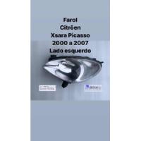 Farol Citröen Xsara Picasso 2000 01 02 03 04 05 06 2007 L/e, usado comprar usado  Brasil 