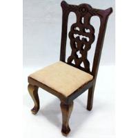 Cadeira De Madeira  Estofada Miniatura Decoração Pronta Entr comprar usado  Brasil 