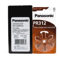 Usado, 60 Pilhas Baterias Aparelho Auditivo Pr312/ Pr41 Panasonic comprar usado  Brasil 