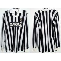 Camisa Futebol Juventus Italia Danone Manga Longa Importada comprar usado  Brasil 