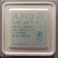Processador Amd K6-2 500 2.2v Core Socket 7 1.998 Pc Antigo  comprar usado  Brasil 