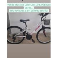 Bicicleta Caloi Ceci Juvenil Aro 24 Feminina C 21 Marchas.  comprar usado  Brasil 