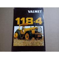 Catálogo Folder Trator Valmet 118-4 4 Pgs 30x21 Cms Original comprar usado  Brasil 