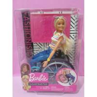 Boneca Barbie Fashionistas 132 Cadeirante , usado comprar usado  Brasil 