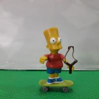 The Simpsons  Bart Simpson Playmates Com Skate E Atiradeira  comprar usado  Brasil 
