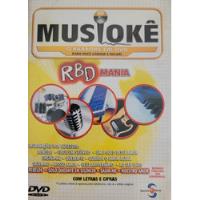Dvd Musioke Karaoke - Rbd Mania - Rebelde comprar usado  Brasil 
