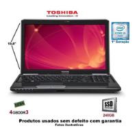 Notebook Toshiba Intel I5 4gb /ssd / Tela 15,6 Com Garantia  comprar usado  Brasil 