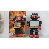 Robo Saturn Brinquedo Antigo  Na Caixa Anos 80  comprar usado  Brasil 