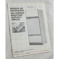 Usado, Catálogo Manual Instruções Geladeira Brastemp Duplex Triplex comprar usado  Brasil 