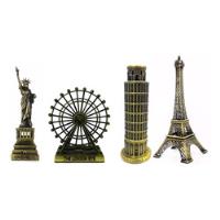 Usado, Estatua Liberdade Eye London Pisa Torre Eiffel Miniatura comprar usado  Brasil 