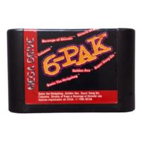 Jogo 6 - Pak Original Sega Mega Drive - Cartucho Com 6 Jogos comprar usado  Brasil 