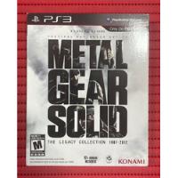 Metal Gear Solid: The Legacy Collection Edition Ps3 Físico comprar usado  Brasil 