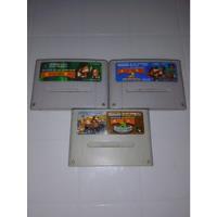 Donkey Kong Country 1, 2 E 3 Originais Para Super Famicom comprar usado  Brasil 