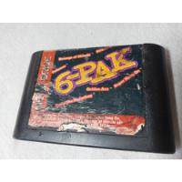 Fita 6-pak 6 Jogo Sonic Street Of Rage Golden Axe Mega Drive comprar usado  Brasil 