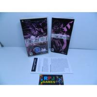Caixa Vazia C/ Manual Do Final Fantasy 2 Psp - S/ Jogo comprar usado  Brasil 