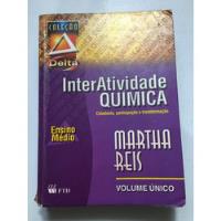 Livro Interatividade Química Ensino Médio Martha Reis F445 comprar usado  Brasil 
