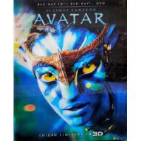 Usado, Avatar Blu Ray + 3d + Dvd Luva Holográfica  comprar usado  Brasil 